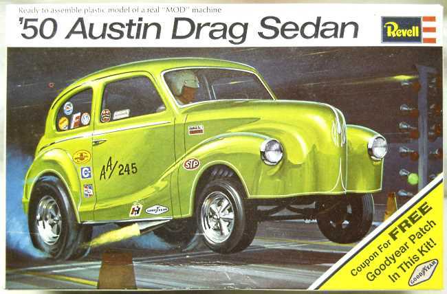 Revell 1950 Austin Drag Sedan, H1208 plastic model kit